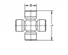 U167 GKN SPIDAN/LOEBRO Шарнир, продольный вал