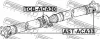 Превью - TCB-ACA30 FEBEST Подшипник, промежуточный подшипник карданного вала (фото 2)