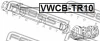 Превью - VWCB-TR10 FEBEST Подшипник, промежуточный подшипник карданного вала (фото 2)