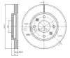 0 986 BB4 304 BOSCH Тормозной диск