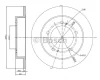 0 986 BB4 310 BOSCH Тормозной диск