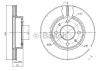 0 986 BB4 313 BOSCH Тормозной диск