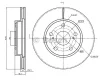 0 986 BB4 324 BOSCH Тормозной диск