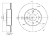 0 986 BB4 329 BOSCH Тормозной диск