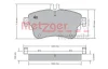 Превью - 1170149 METZGER Комплект тормозных колодок, дисковый тормоз (фото 5)