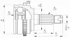 Превью - CVJ5511.10 OPEN PARTS Шарнирный комплект, приводной вал (фото 2)
