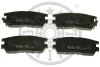 Превью - BP-09792 OPTIMAL Комплект тормозных колодок, дисковый тормоз (фото 2)