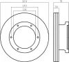 Превью - 58252 BEHR/HELLA/PAGID Тормозной диск (фото 2)