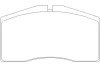 Превью - T5103 BEHR/HELLA/PAGID Комплект тормозных колодок, дисковый тормоз (фото 2)