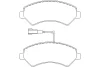 Превью - T1656 BEHR/HELLA/PAGID Комплект тормозных колодок, дисковый тормоз (фото 2)