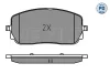 Превью - 025 229 4419/PD MEYLE Комплект тормозных колодок, дисковый тормоз (фото 2)