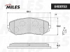 Превью - E400153 MILES Комплект тормозных колодок, дисковый тормоз (фото 3)