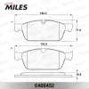 Превью - E400452 MILES Комплект тормозных колодок, дисковый тормоз (фото 2)