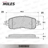 Превью - E400602 MILES Комплект тормозных колодок, дисковый тормоз (фото 2)