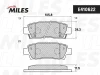 E410622 MILES Комплект тормозных колодок, дисковый тормоз