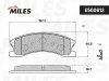 E500612 MILES Комплект тормозных колодок, дисковый тормоз