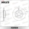 Превью - K001609 MILES Тормозной диск (фото 2)