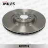 Превью - K001774 MILES Тормозной диск (фото 4)