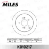 Превью - K010217 MILES Тормозной диск (фото 3)