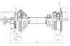 AW1530307A AYWIPARTS Приводной вал (полуось)