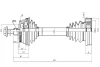AW1530729A AYWIPARTS Приводной вал (полуось)