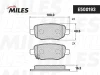 Превью - E500193 MILES Комплект тормозных колодок, дисковый тормоз (фото 2)