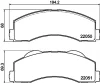 MDB84238 MINTEX Комплект тормозных колодок, дисковый тормоз