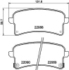 MDB84234 MINTEX Комплект тормозных колодок, дисковый тормоз