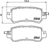 MDB83293 MINTEX Комплект тормозных колодок