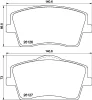 MDB84147 MINTEX Комплект тормозных колодок, дисковый тормоз