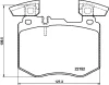 MDB84145 MINTEX Комплект тормозных колодок, дисковый тормоз