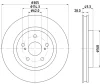 MDC3062C MINTEX Тормозной диск