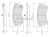 F 03B 150 115 BOSCH Тормозные колодки