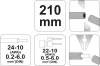 Превью - YT-2278 YATO Инструмент для обжатия и зачистки провод (фото 3)