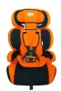 AUML3031-BO AUTOLUXE Автокресло детское (9-36кг) черно-оранжев. 5-точечных ремней безопасности, 2 положения ремней безопасности, регулировка подголовника по высоте. Трансформируется в бустер