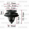 P37-0982 PATRON Клипса пластмассовая TOYOTA применяемость: обшивка двери, молдинг