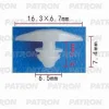 P37-1001 PATRON Клипса пластмассовая HONDA применяемость: уплотнитель
