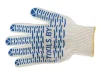 Превью - 403В Континент-Сити Перчатки хлопчатобумажные с ПВХ точечным покрытием (логотип TOOLS.BY) размер M (фото 3)