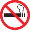56-0035 REXANT Знак-наклейка Курить запрещено 200x200 мм