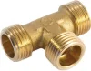 270010H040404A General Fittings Тройник латунный 1/2" с наружной резьбой GENERAL FITINGS