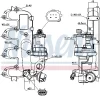 Превью - 98239 NISSENS Клапан возврата ОГ (фото 8)