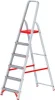 3110106 Новая Высота Лестница-стремянка алюминиевая односторонняя 125 см 5,2 кг NV300