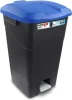 431029 TAYG Контейнер для мусора пластиковый с педалью 60 л черный