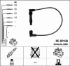 Превью - 44301 NGK Комплект проводов зажигания (фото 3)