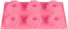 20-105227 PERFECTO LINEA Форма для выпечки силиконовая прямоугольная на 6 кексов 29,2х17,3х3,5 см розовая