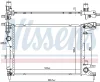 Превью - 606277 NISSENS Радиатор, охлаждение двигателя (фото 3)