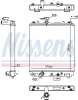Превью - 698143 NISSENS Радиатор, охлаждение двигателя (фото 2)
