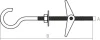 Превью - SMP-81977-1 STARFIX Дюбель складной пружинный М5х95 мм полукольцо (фото 2)