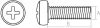 Превью - SMZ1-54192-10 STARFIX Винт полусферическая головка М6х30 мм цинк класс прочности 5.8 DIN 7985 10 штук (фото 3)