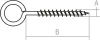 Превью - SMC3-66915-100 STARFIX Крючок О-образный 6,0х60 мм цинк 100 штук (фото 2)